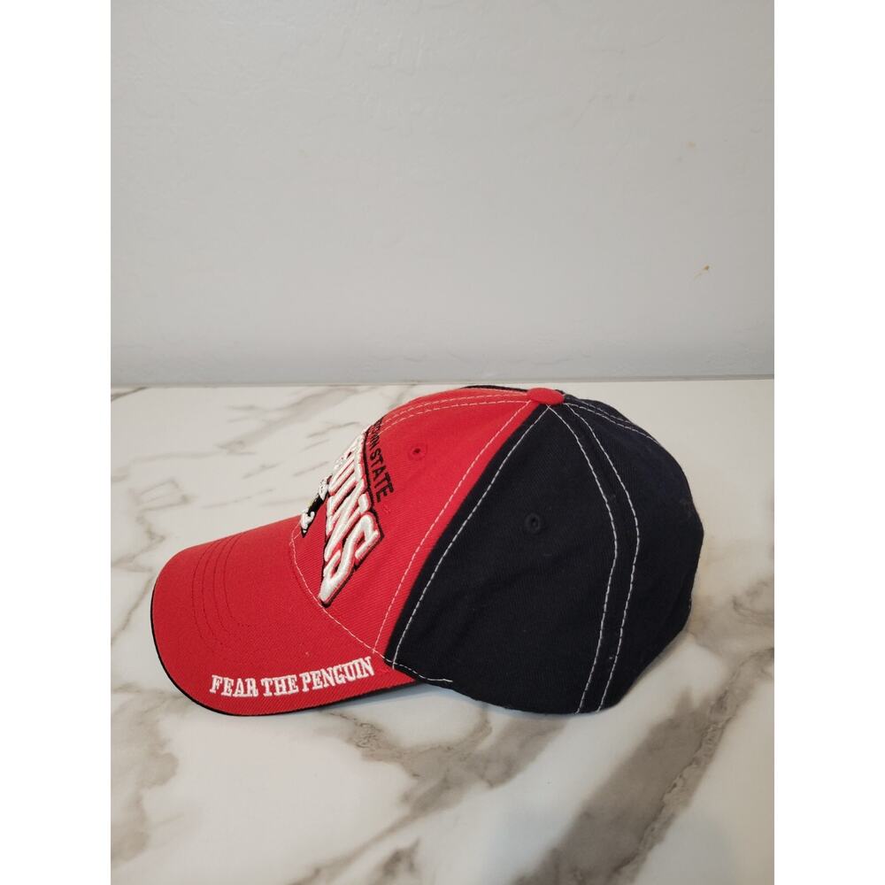 Top Of The World Red Black Youngstown State Penguins NCAA Men's Cap Hat - Picture 4 of 8